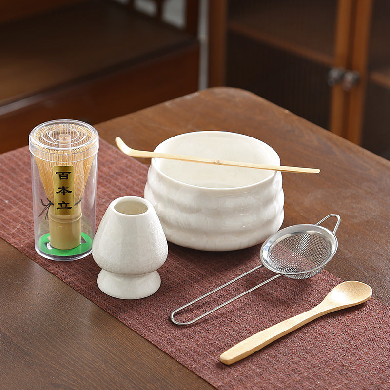 Crystal Glaze Matcha Japanese Style Kung Fu Tea Set Accessories