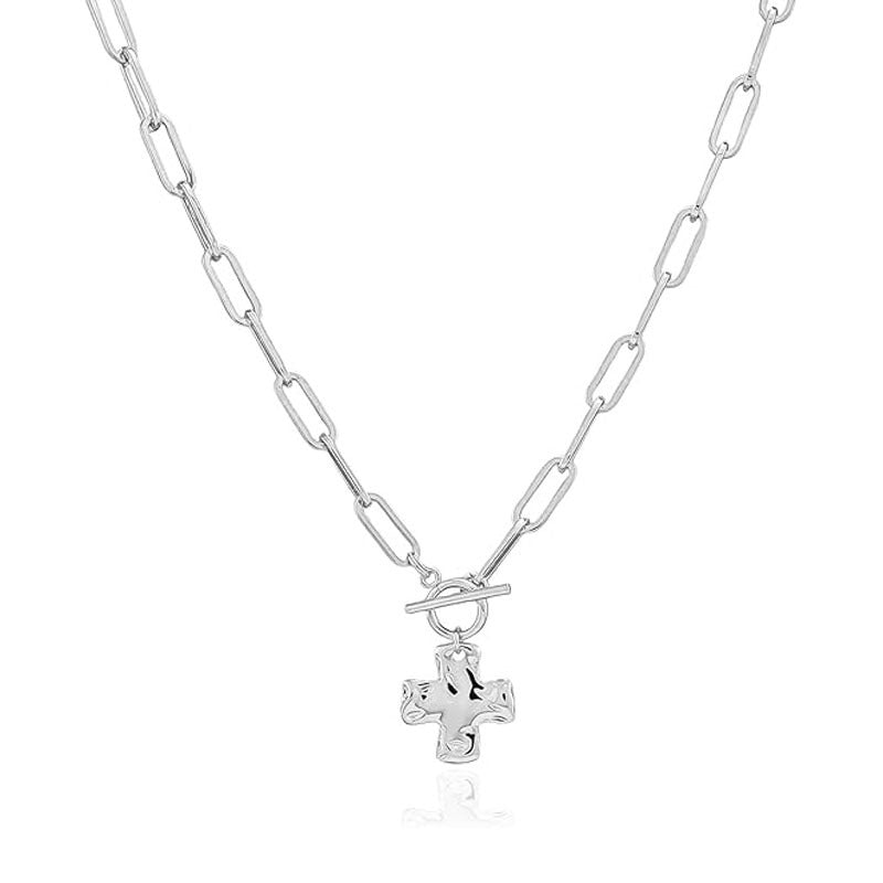 Cross-border European And American Fashion Personalized Hammered Texture