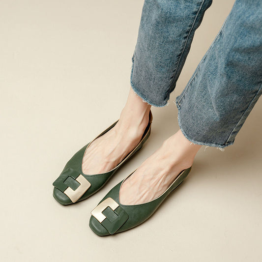 Soft-soled New-style Comfortable Breathable Low-heeled Shoes