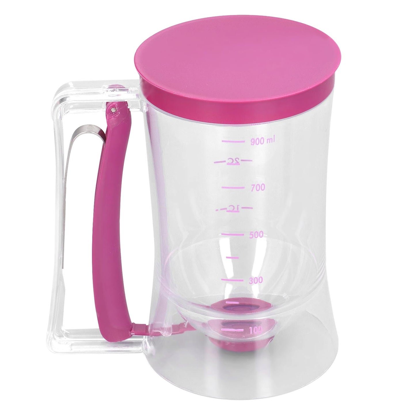 Pancake Dispenser PP Material BPA Free Trigger Handle Wide Opening Controllable Food Size Measurable Scale Pourer