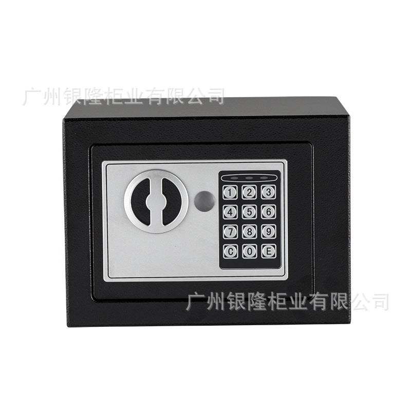 Mini Safe Cabinet With Password And Key Unlock Smart Easy To Install Solid Bolt Lock Anti-Theft Cabinet