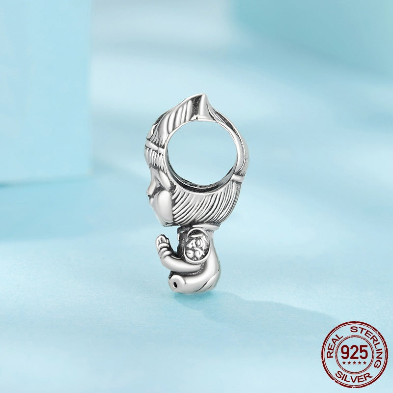 Diy Bead Accessories Cartoon S925 Sterling Silver Beads