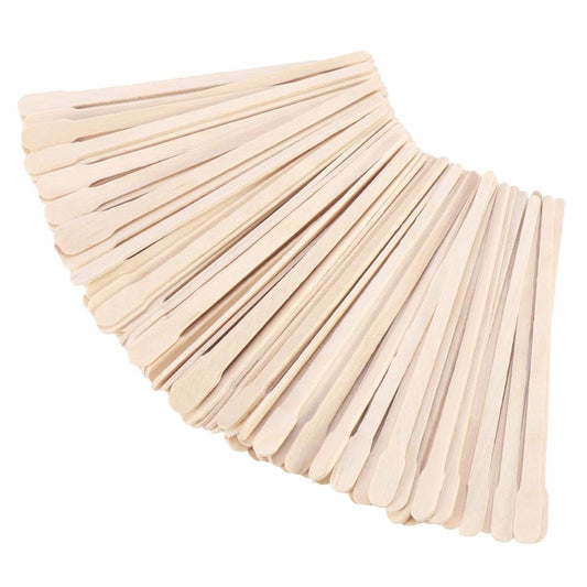Set Of 600 Wooden Spatulas - Practical Wooden Sticks For Various Uses In Arts And Crafts, Creative Projects, Printmaking, And Production Supplies