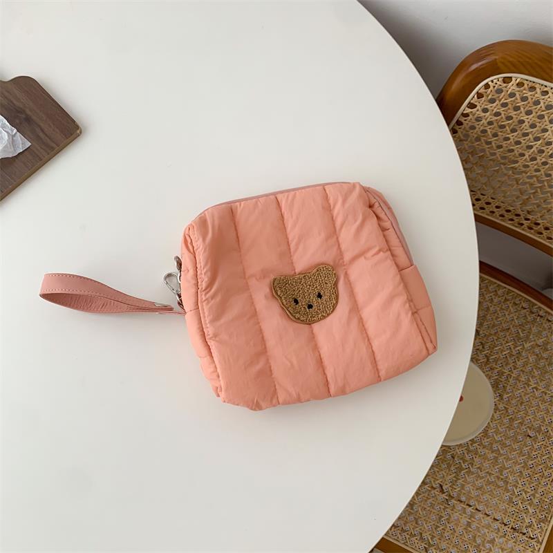 Bear Baby Stroller Storage Cloth Hanging Diaper Feeding Bottle Handbag Bedside Storage Cloth Bag