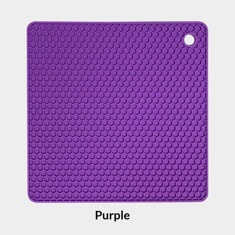 Insulated Silicone Honeycomb Mat Square Kitchen Placemat
