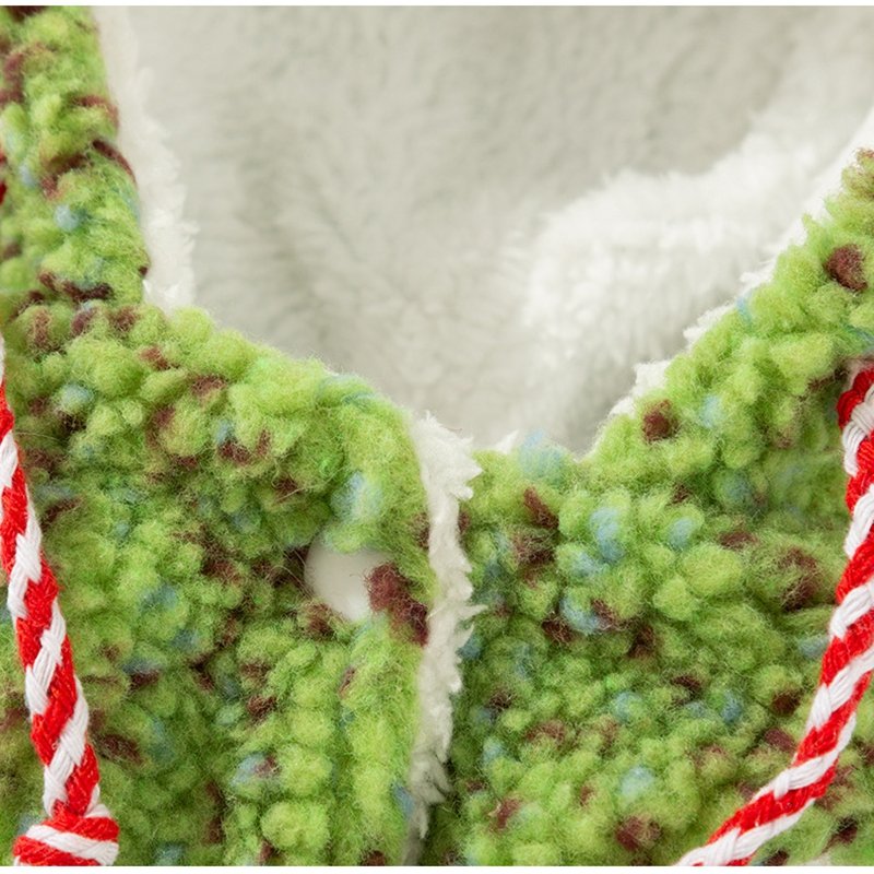 Christmas Dog Clothes, Warm And Thick Autumn And Winter, With Colorful Dots That Can Lead Small And Medium-sized Dogs, Two-legged Clothes, Pet Cat Clothing