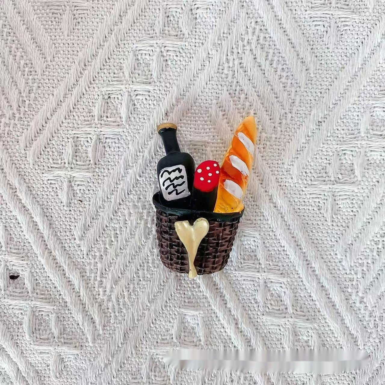 3D Food Toy Decorative Creative Magnetic Stickers