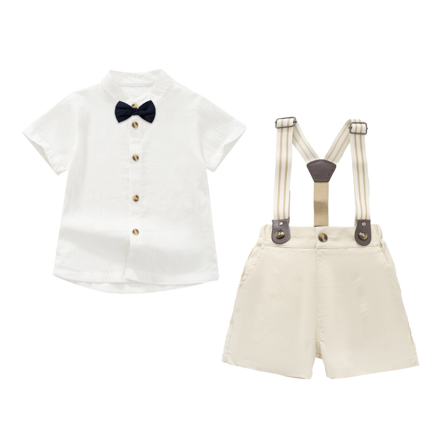 Korean-style Suspender Pants Set For Boys
