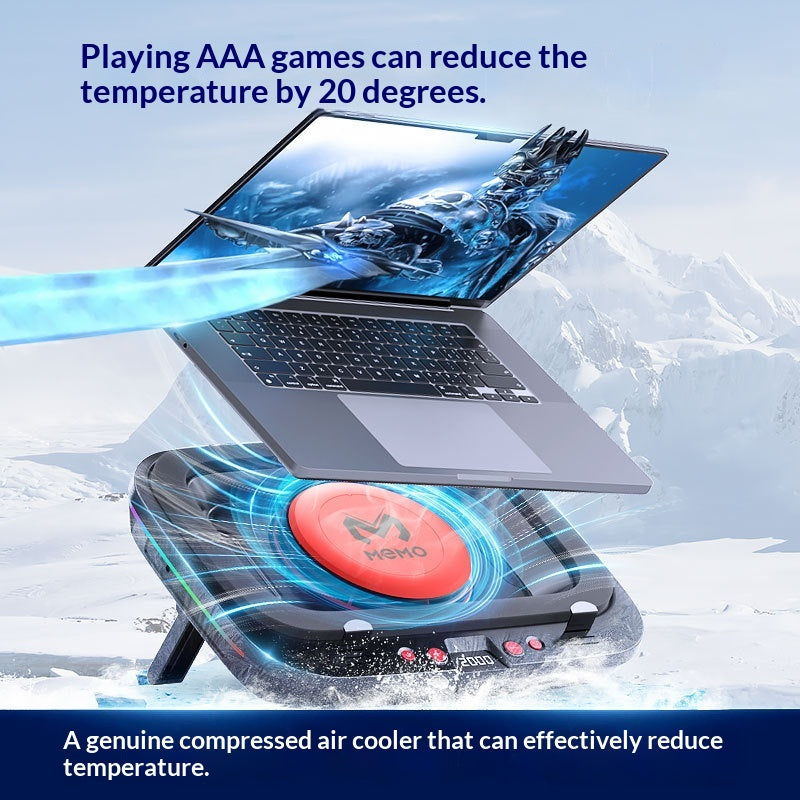 Large Turbocharged Wind-Style Fan Cooling Base Cooler