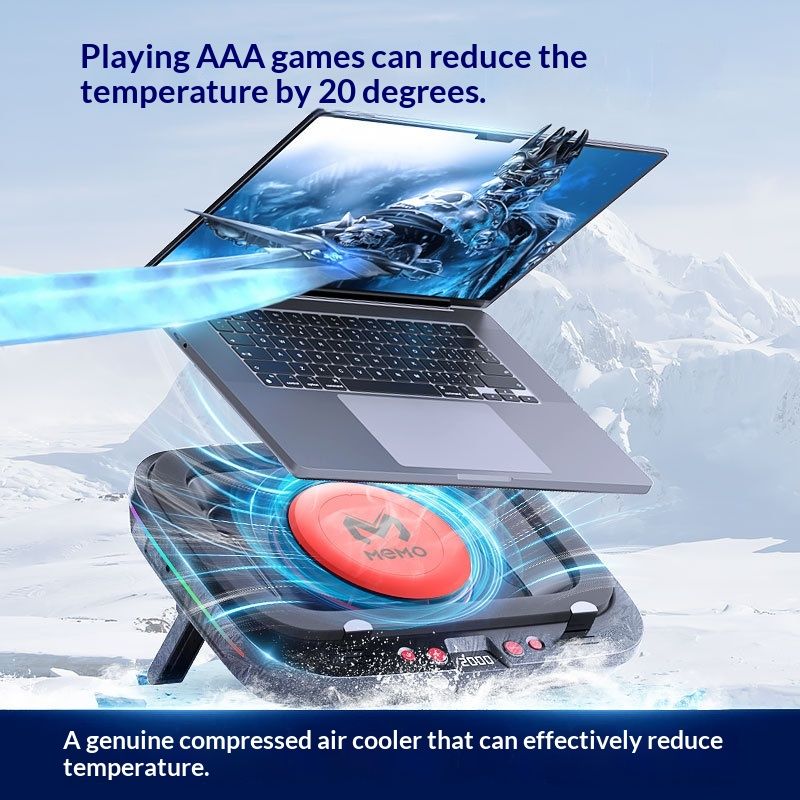 Large Turbocharged Wind-Style Fan Cooling Base Cooler