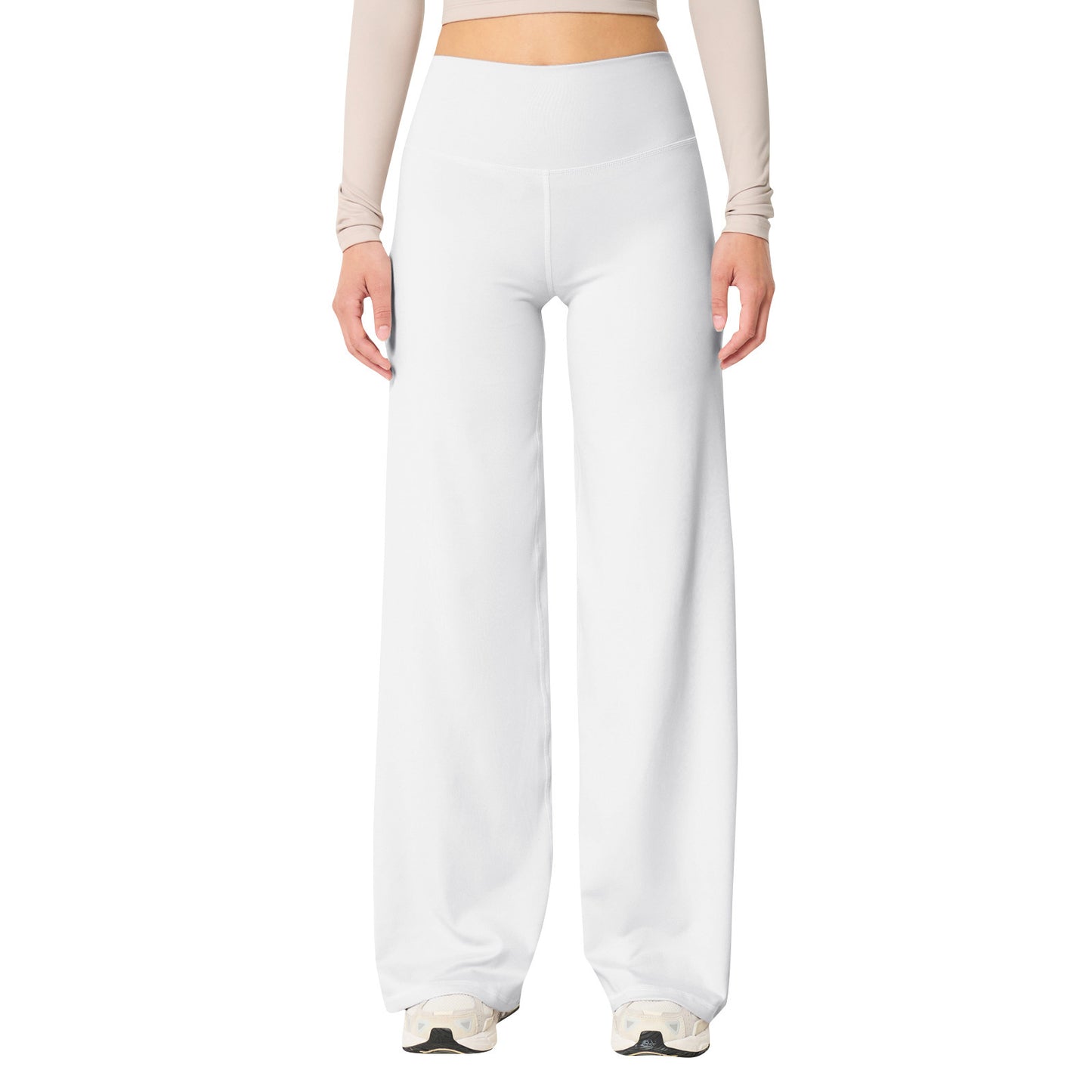 Women's High-Waist Loose Yoga Pants - Wide-Leg Fitness Leggings for Sports and Casual Wear