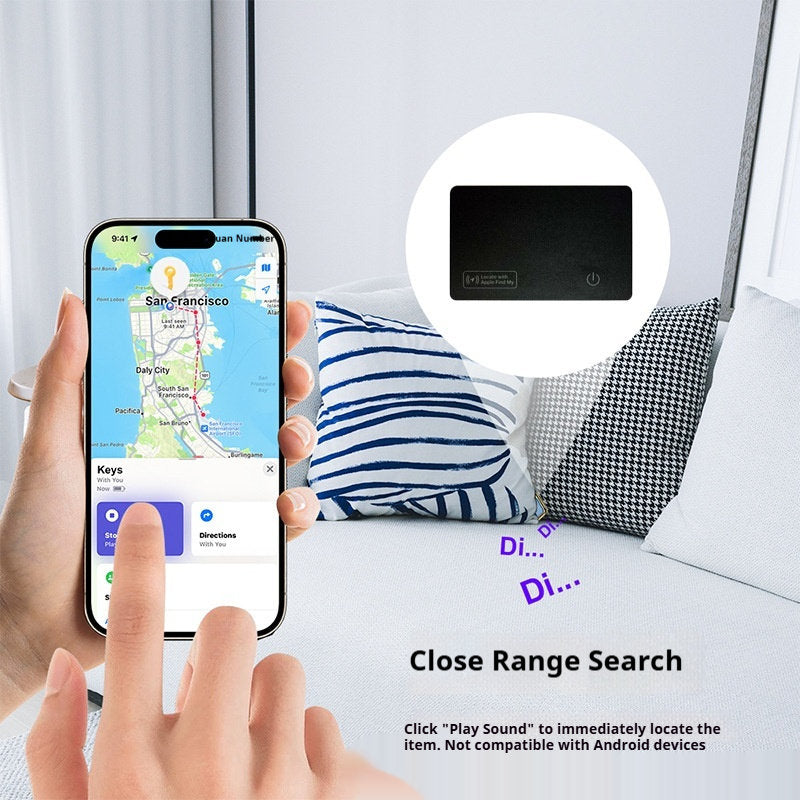 Ultra-thin Card Anti-loss Alarm Device Pet Tracking Artifact