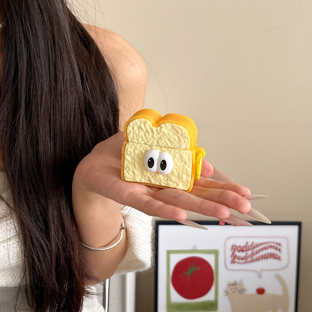 Korean Style Toast Bread Phone Case