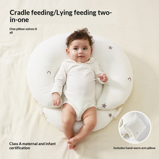 Infant Feeding And Back-support Two-in-one Nursing Pillow