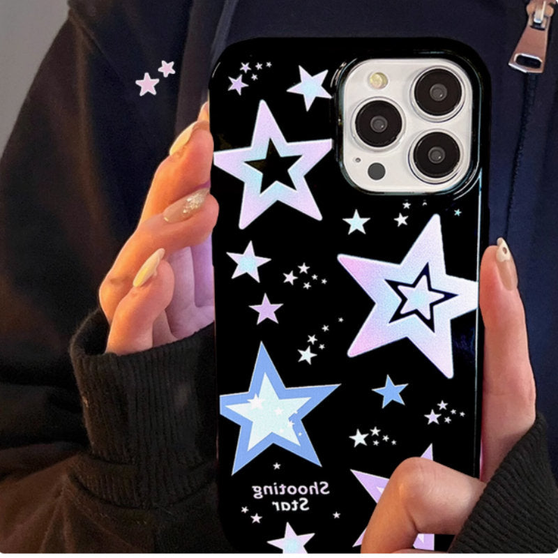 Creative Niche Purple Star Mobile Phone Case