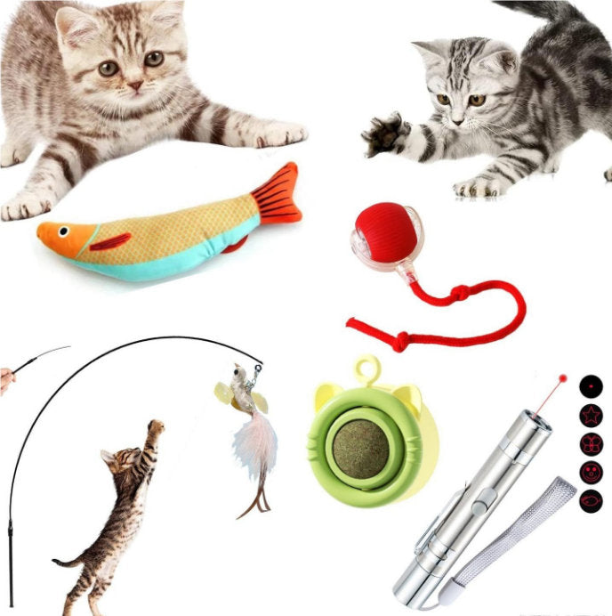 Cat Toy Self-Hi Funny Cat Rolling Ball Pets Relief Toy Pet Products