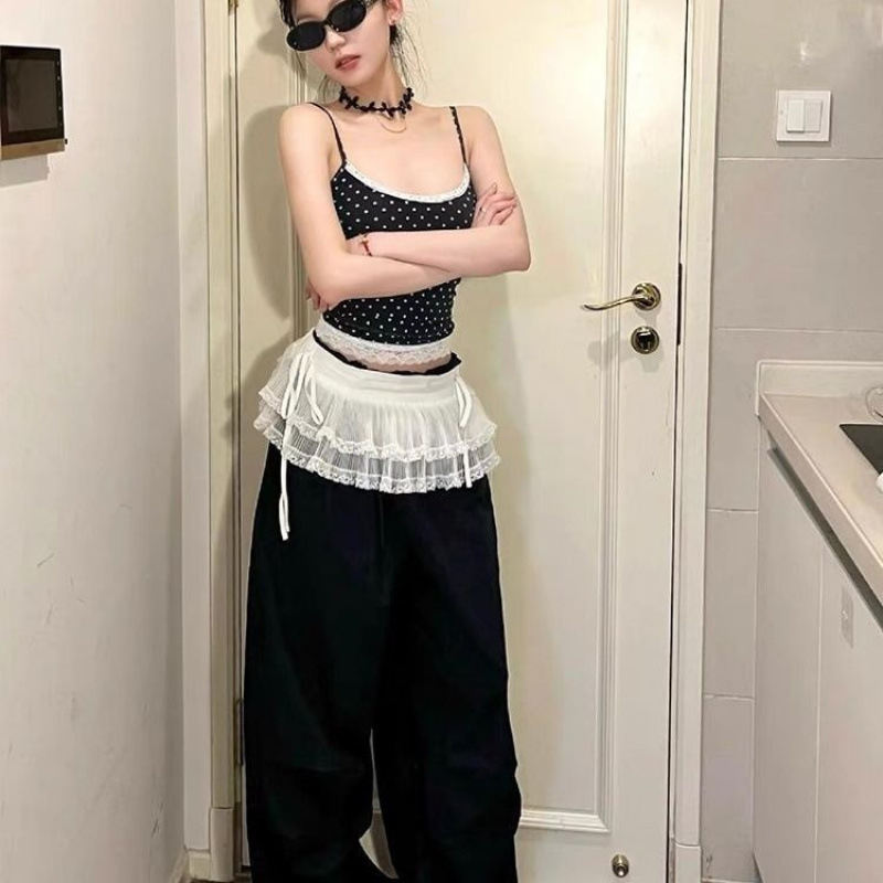 Korean-style Lace Layered Skirt For Women
