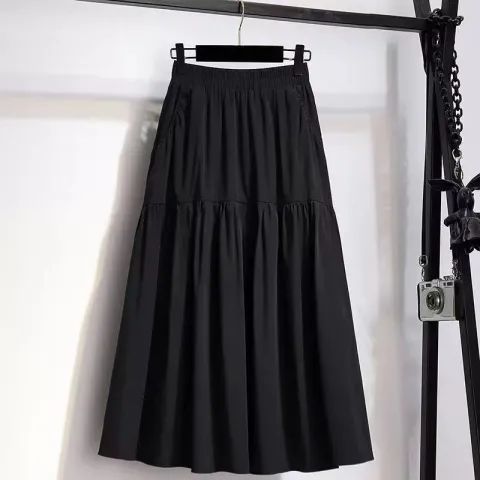 Womens Fashion Plus-Size High-Waisted Slimming Skirt