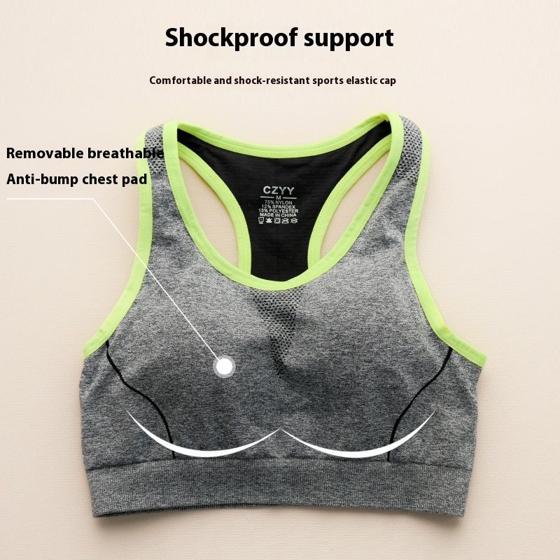 With Chest Pad No Steel Ring Running Sports Yoga Wrapped Chest Vest Outer Wear Fitness