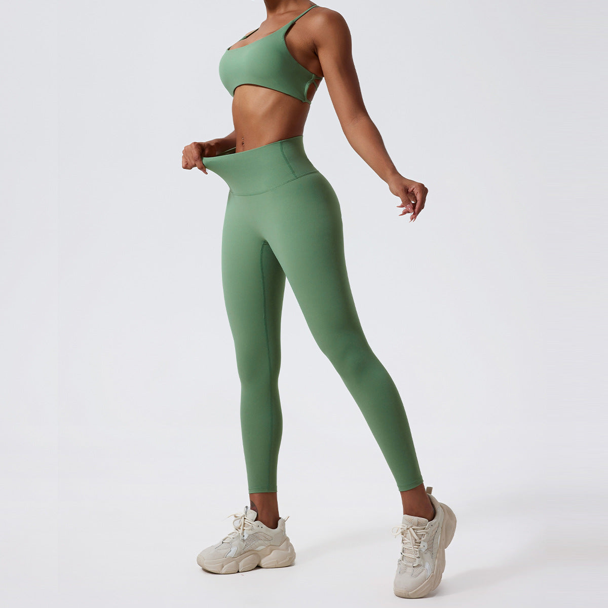Nude Feel Yoga Suit Beauty Back Breathable Underwear Tight And Quick-drying