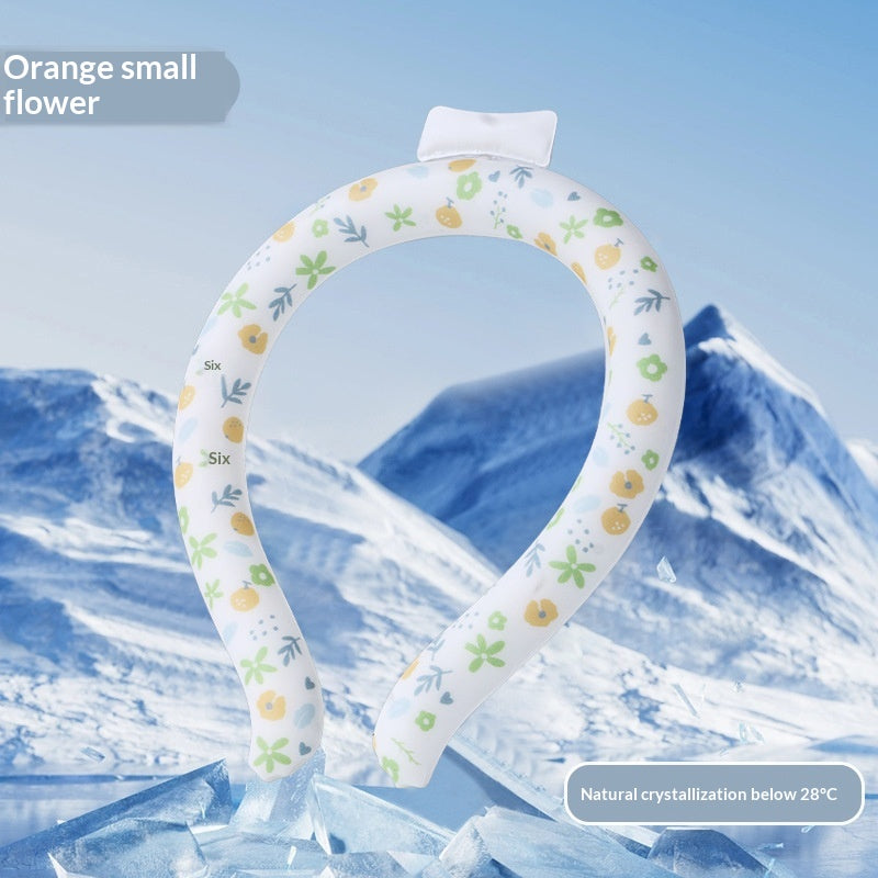Portable Neck-Hanging Cooling Ice Ring PCM