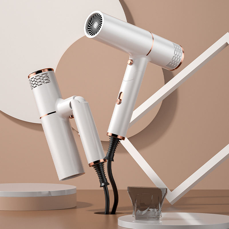 Household High-power Foldable Portable Thermostatic Hair Care Hair Dryer