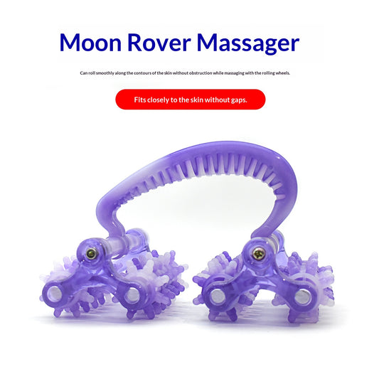 Lunar Rover Massage Device, Manual Roller-type Full-body Muscle Massager
