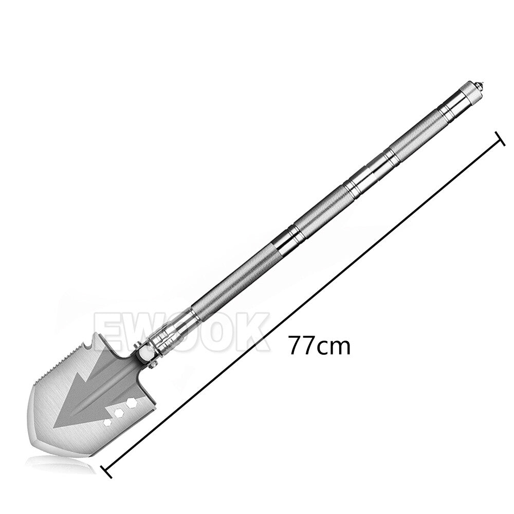 Camping Shovel Folding Outdoor Survival Tools Multifunction Hiking Military