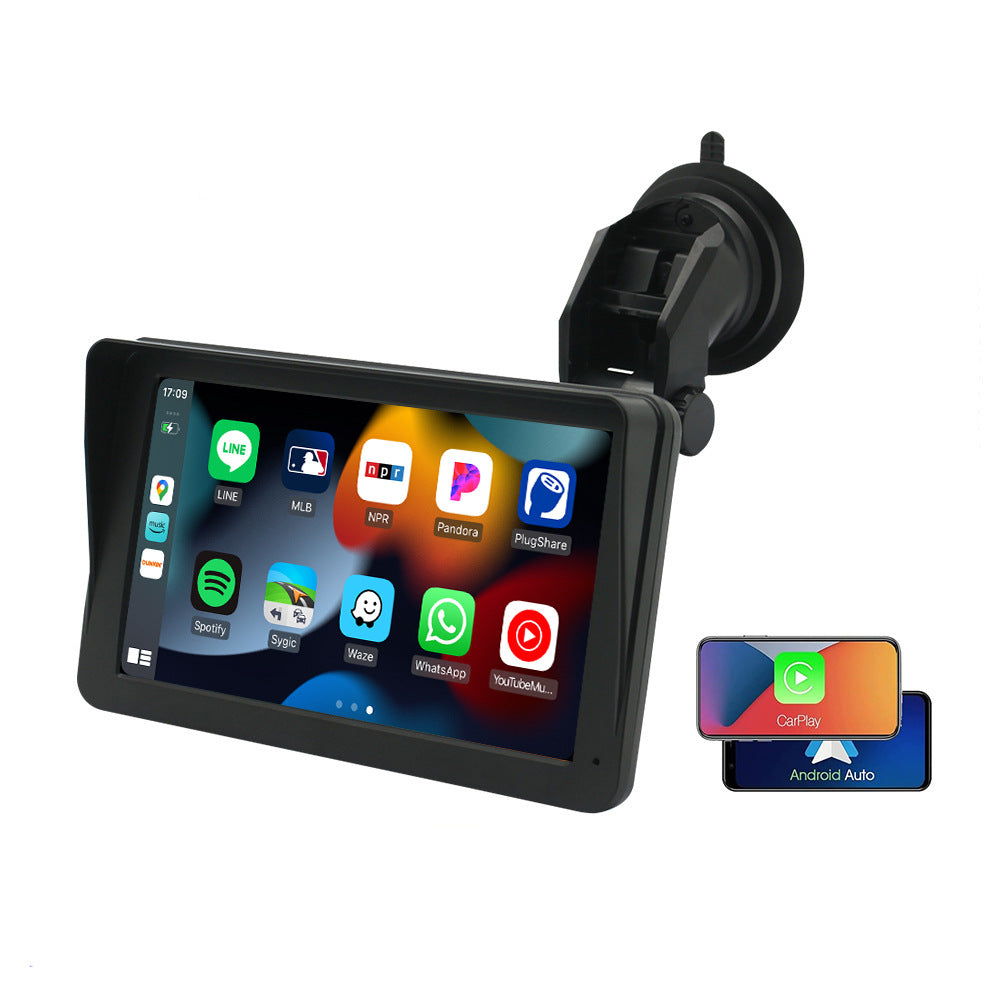 Portable 7-inch In-car Smart Screen With Wireless CarPlay