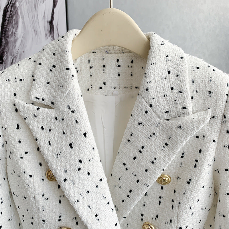 Plaid Suit Jacket For Women Korean Version
