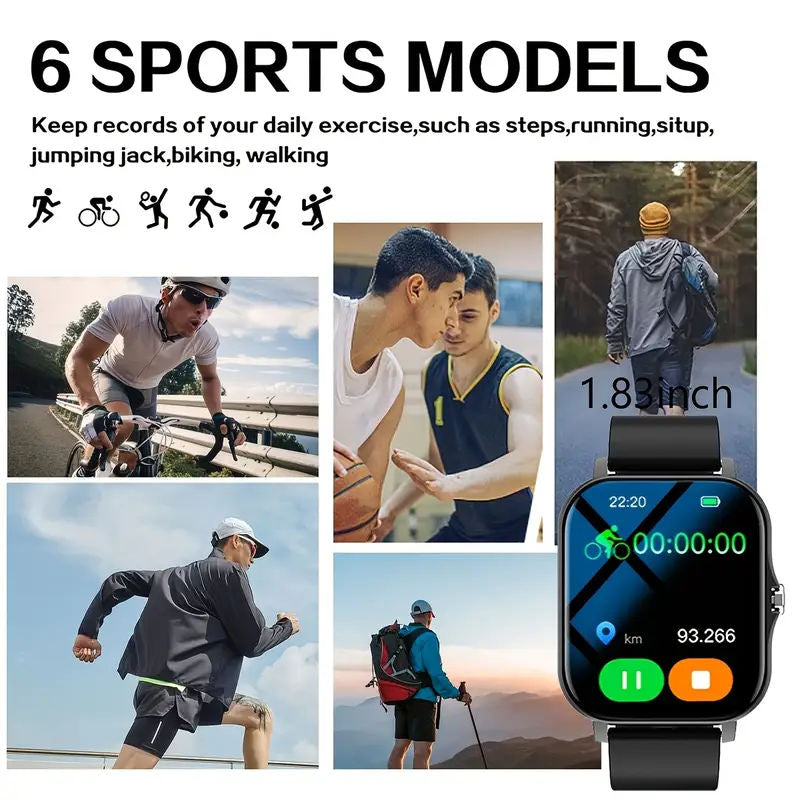 New Smartwatches Now On Sale, Featuring Message Alerts, Call Answering, Health Monitoring, Activity Tracking, Notification Reminders, And Fitness Functions.Not Waterproof
