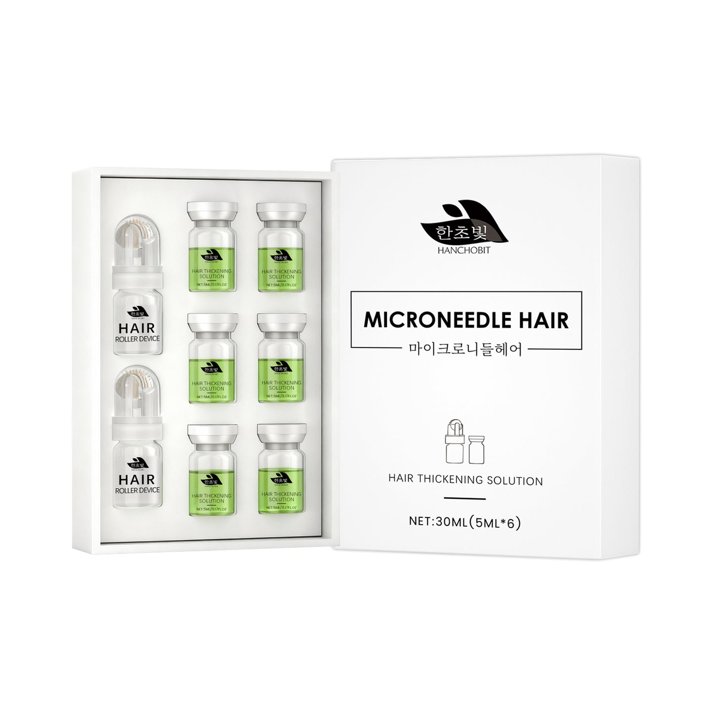 Hair Care Microneedle Roller Serum