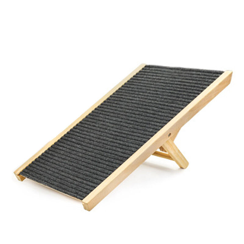 Dog Stair Foldable Non-Slip Pet Ramp Adjustable Heights Ladder For Car Sofa Bed