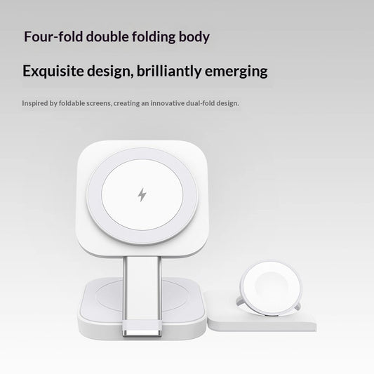 3-in-1 Wireless Charger With Magnetic Fast Charging, Portable