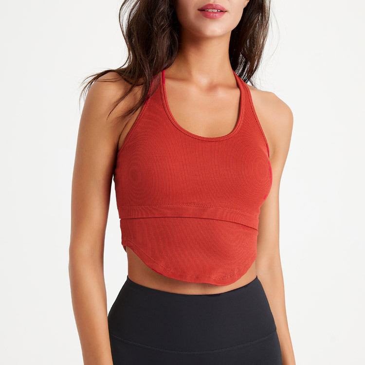 High-Impact Shock-Absorbing Push-Up Sports Bra, Women's Tank Top For Running, Workout & Yoga