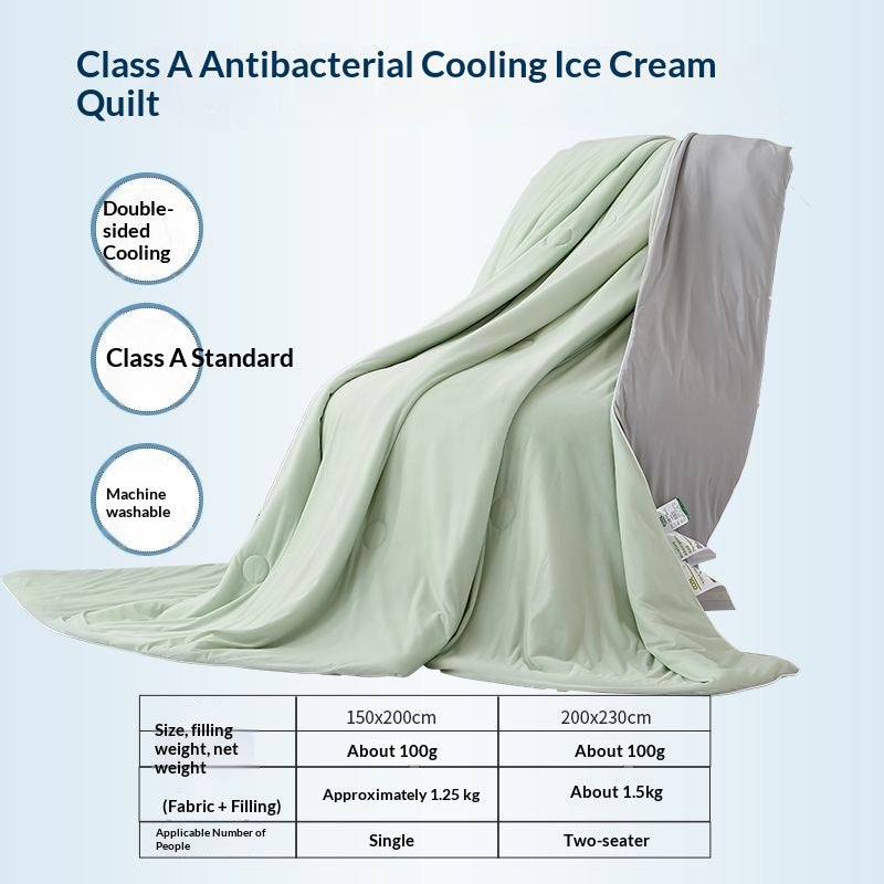Small Cooling Summer Air-Conditioning Cool-Feel Ice Silk Summer Blanket