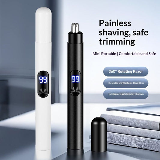 Rechargeable Electric Mens Nose Hair Trimmer