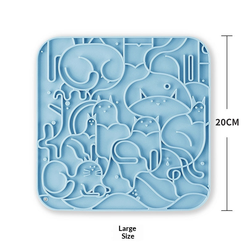 Cross-border New Silicone Pet Slow-Feeding Mat For Licking