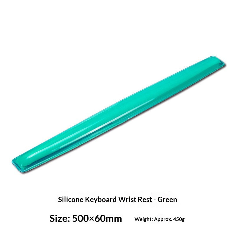 Transparent Silicone Keyboard Wrist Rest, Computer Mouse Pad, Creative And Comfortable Wrist Support
