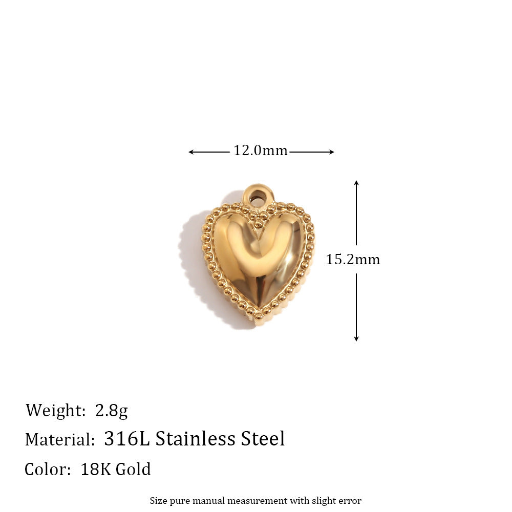 Mini And Simple Ornament Accessories 18K Gold Micro Inlay Colorful Crystals