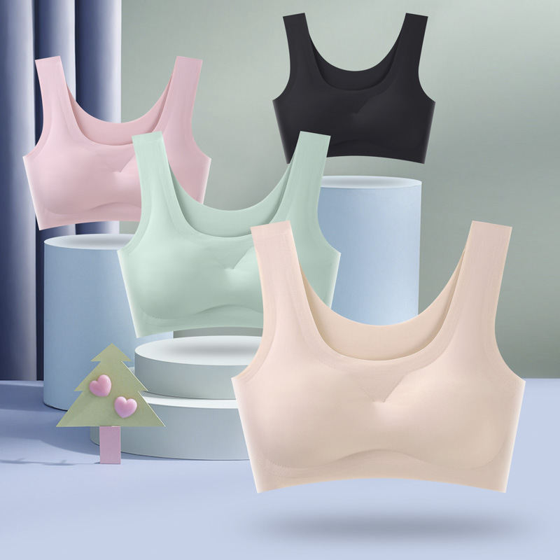 Seamless Underwear One-piece Women's Ice Silk Back Shaping Sports Yoga