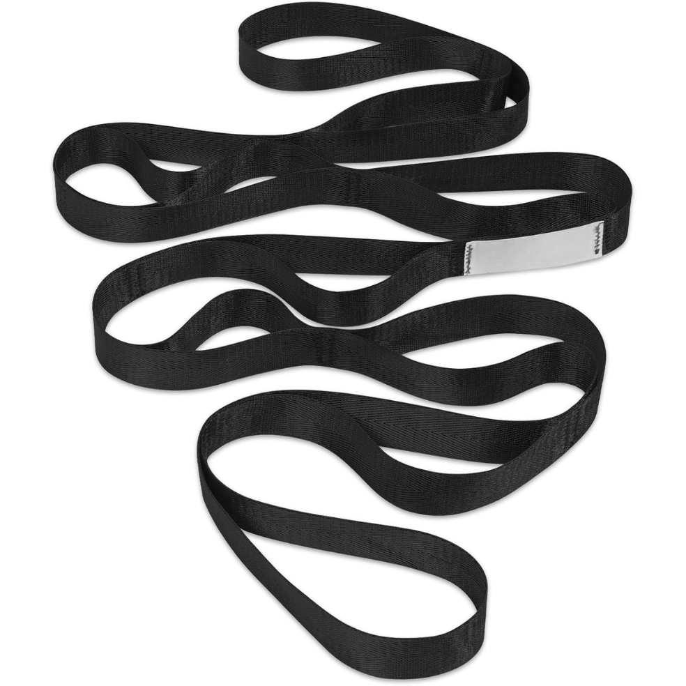 Trideer Stretching Strap With Loops  Non Elastic Yoga Physical Therapy Strap