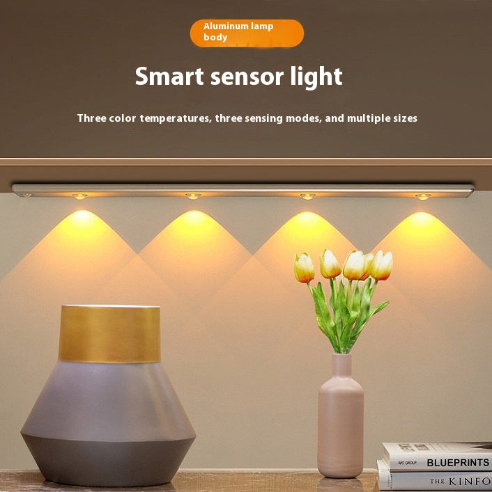 Led Wireless Self-adhesive Induction Charging Shoe Cabinet Cabinet Light Strip