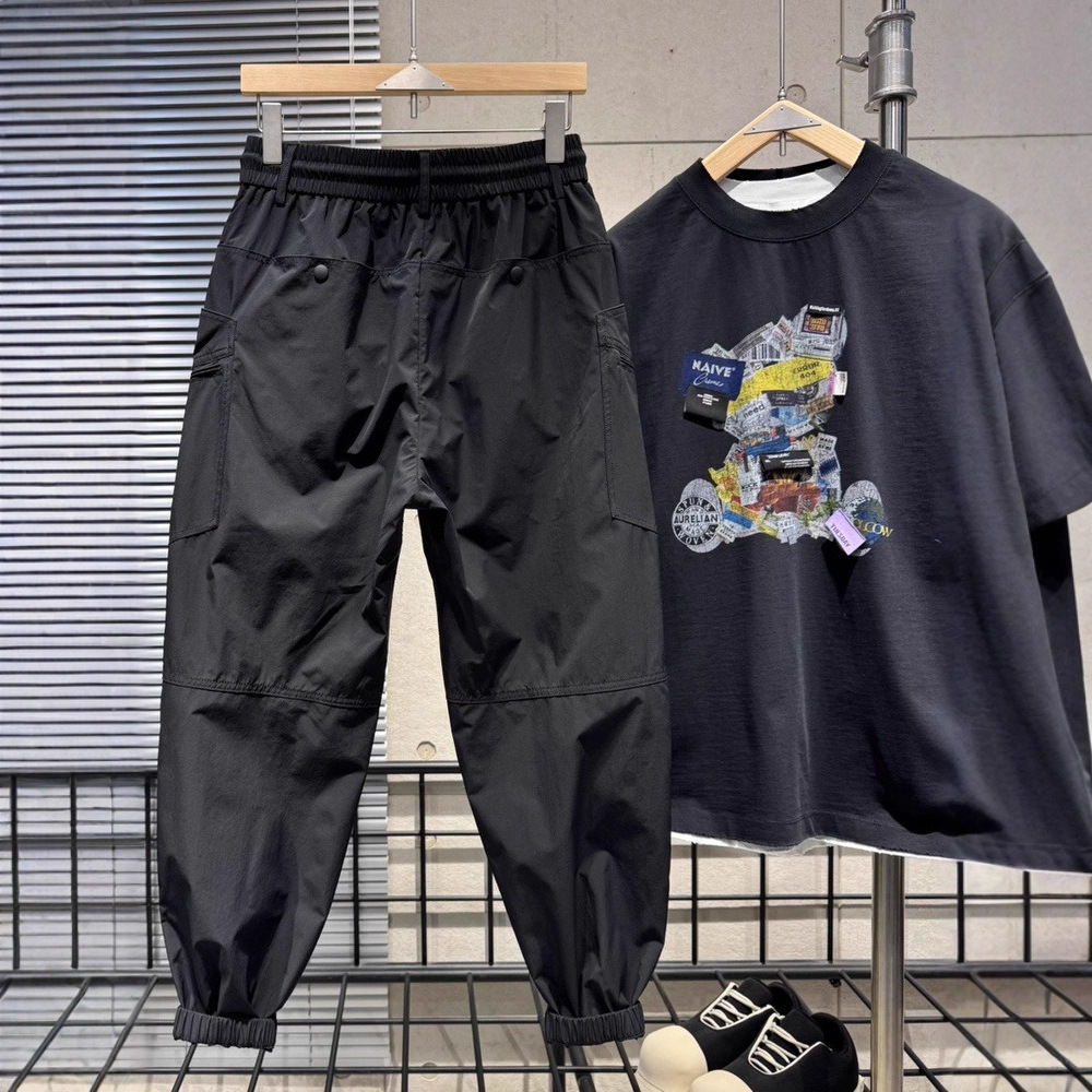 Workwear Pants Summer Mens Loose-fit Outdoor Casual Athletic Trousers