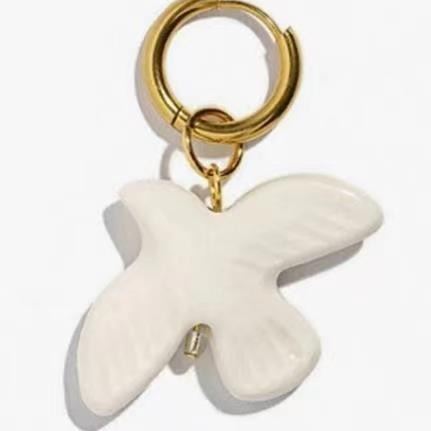 Pigeon Ceramic Beads Bird Beads DIY Pendants Accessories
