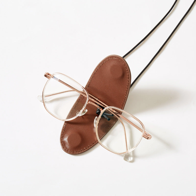 First-layer Cowhide Neck-hanging Magnetic Outdoor
