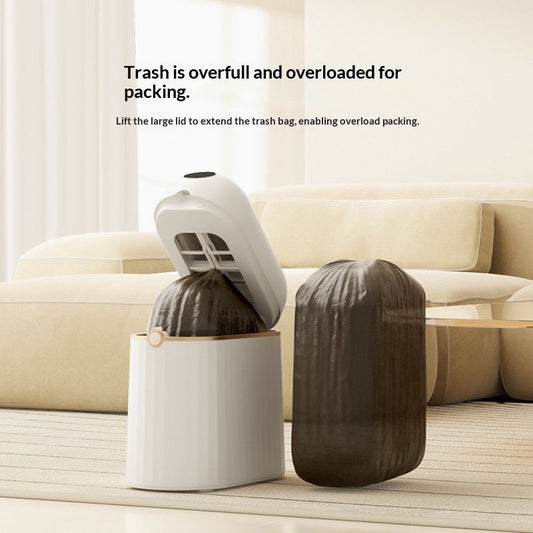 Automatic Bag-Changing Household Induction Smart Trash Can
