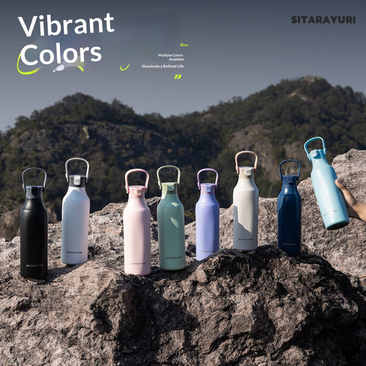 Outdoor Portable Straw Cup With A Stylish Handle