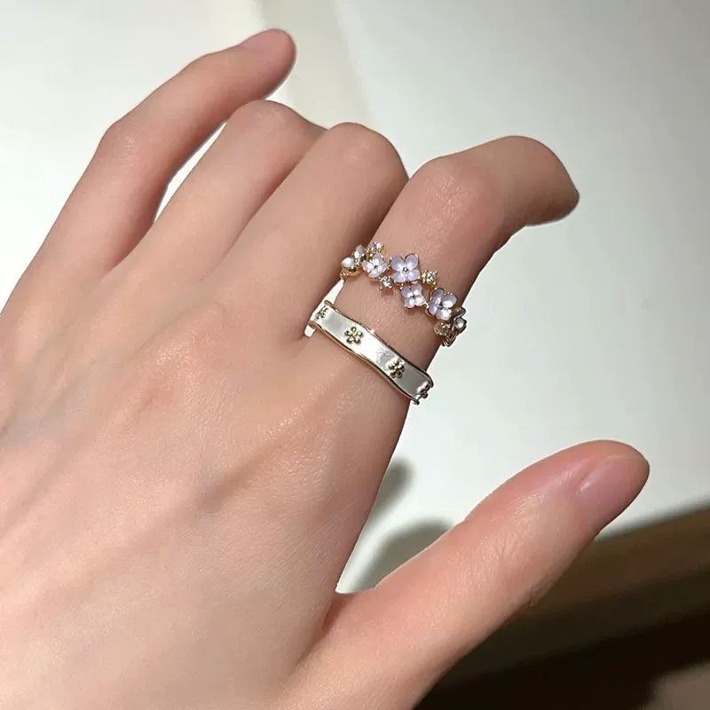 2026 New Luxury Fairy Butterfly Ring For Women, Korean Style Niche Unique Design Ring