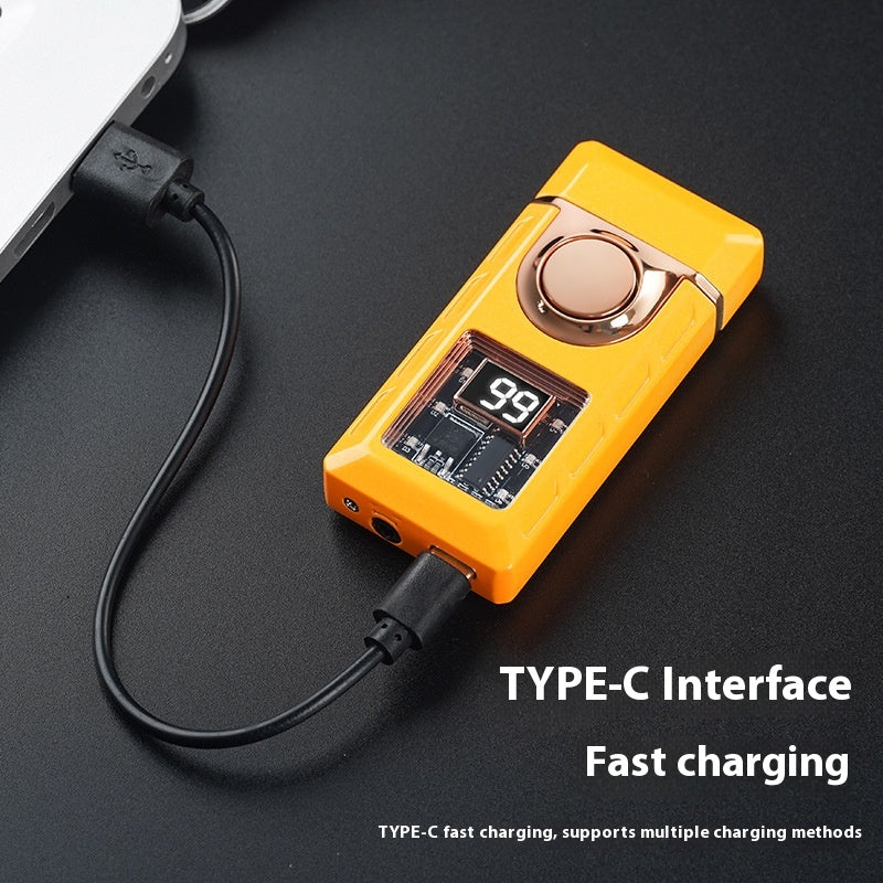 Mech Voice-controlled Intelligent Dual-fire Lighter Charging